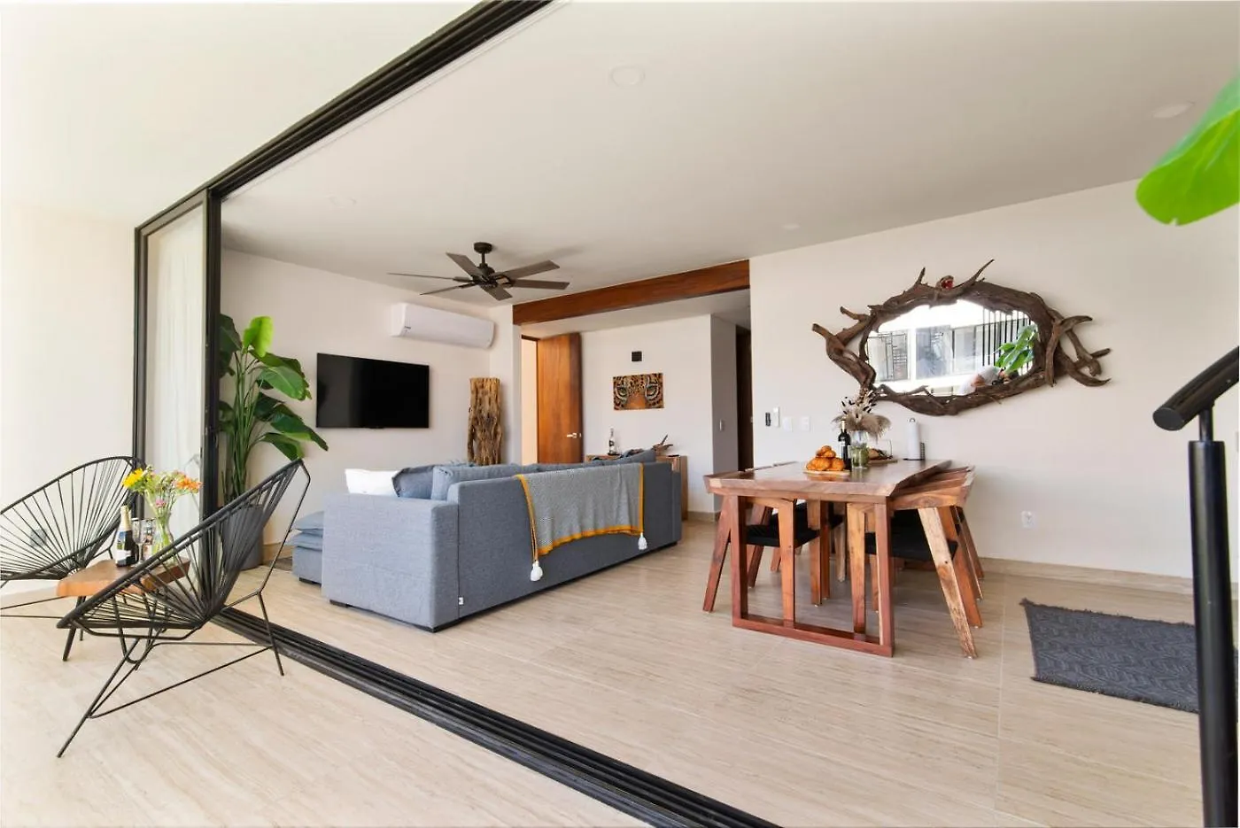Private Rooftop Pool, Panoramic Views, Near Beach Tulum Daire