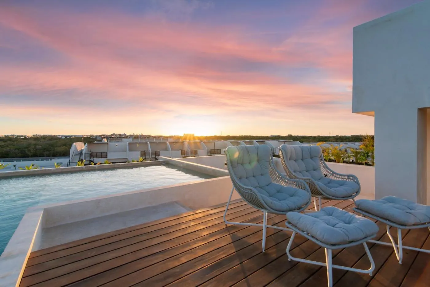 Daire Private Rooftop Pool, Panoramic Views, Near Beach Tulum